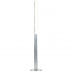 BRILLIANT ENTRANCE LED Stehleuchte 156 cm Metall / Kunststoff Alu / weiß, G97025 