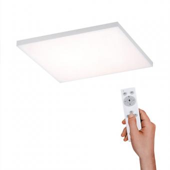 Leuchten Direkt LED Deckenleuchte Canvas weiß 60x60x7,2 cm 